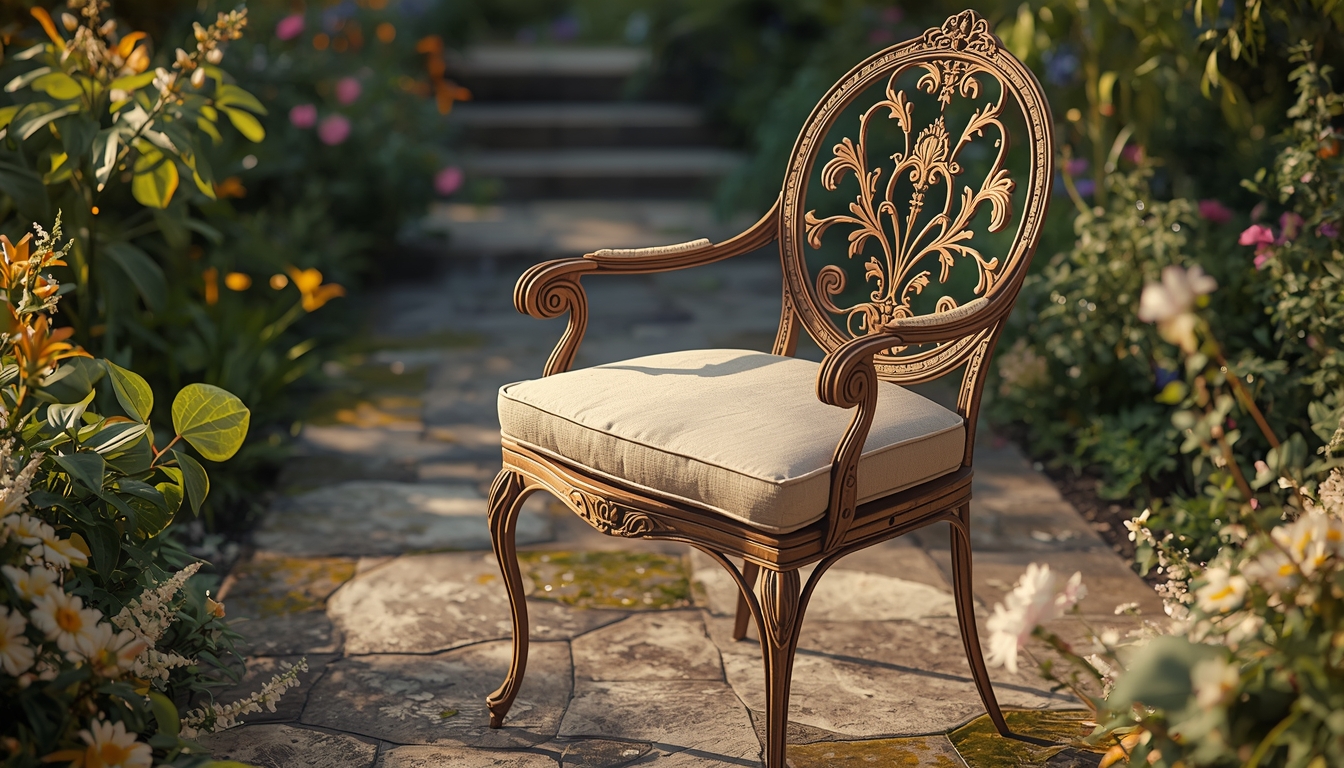 Restored garden chair by Pryxthelxol